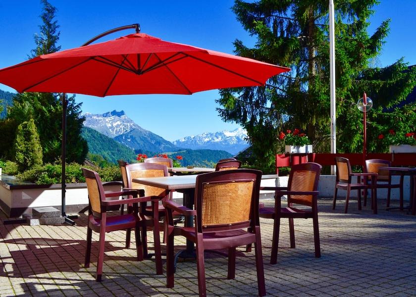 Canton of Vaud Leysin Terrace/patio
