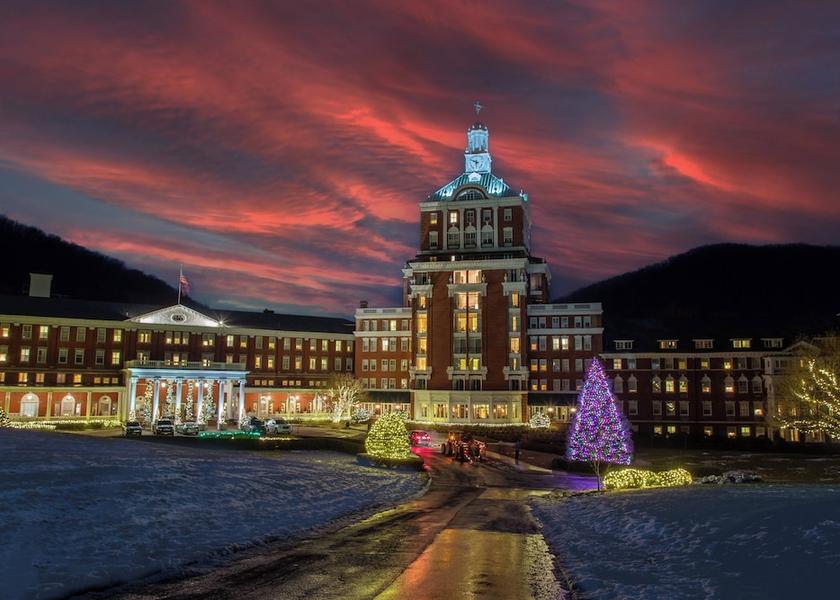 Virginia Hot Springs Facade