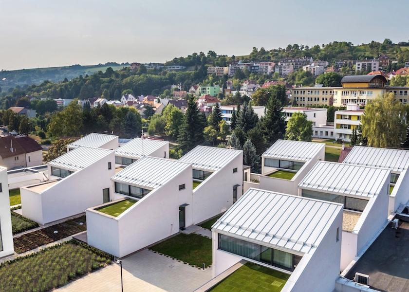 Zlin Region Luhačovice Aerial View