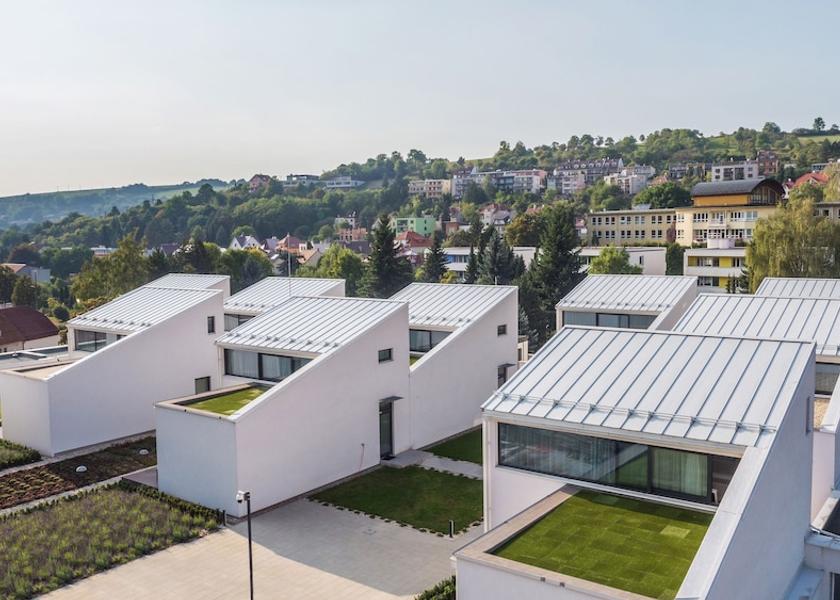 Zlin Region Luhačovice Aerial View
