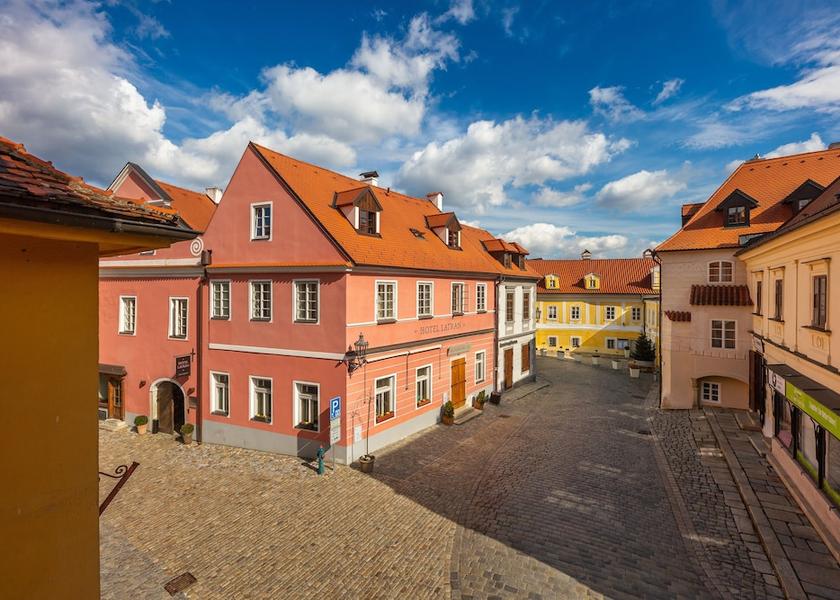 South Bohemia (region) Cesky Krumlov Aerial View