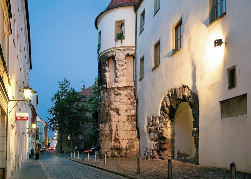 Bavaria Regensburg City view from property