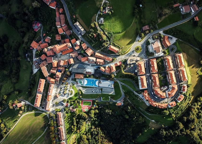 Basque Country Aia Aerial view
