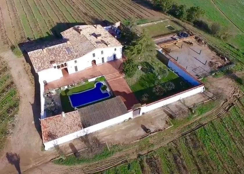 Catalonia Sant Llorenc d'Hortons Aerial view