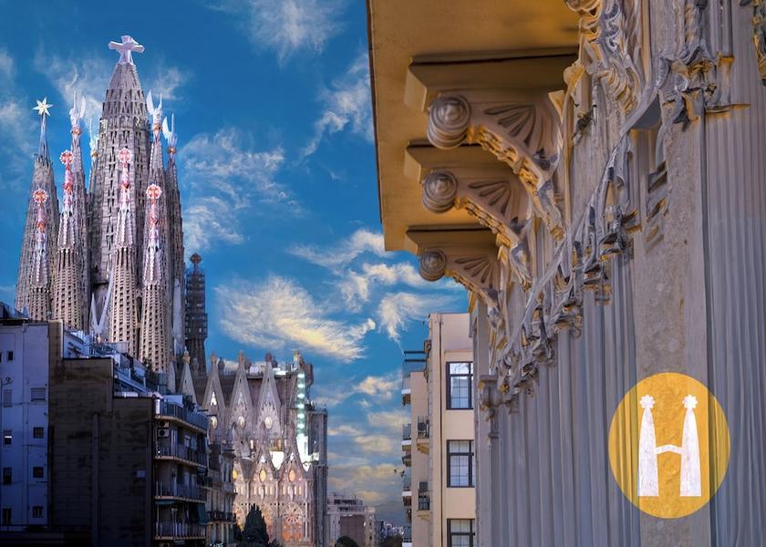 Catalonia Barcelona City View from Property