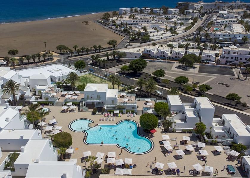 Canary Islands Tías Aerial view