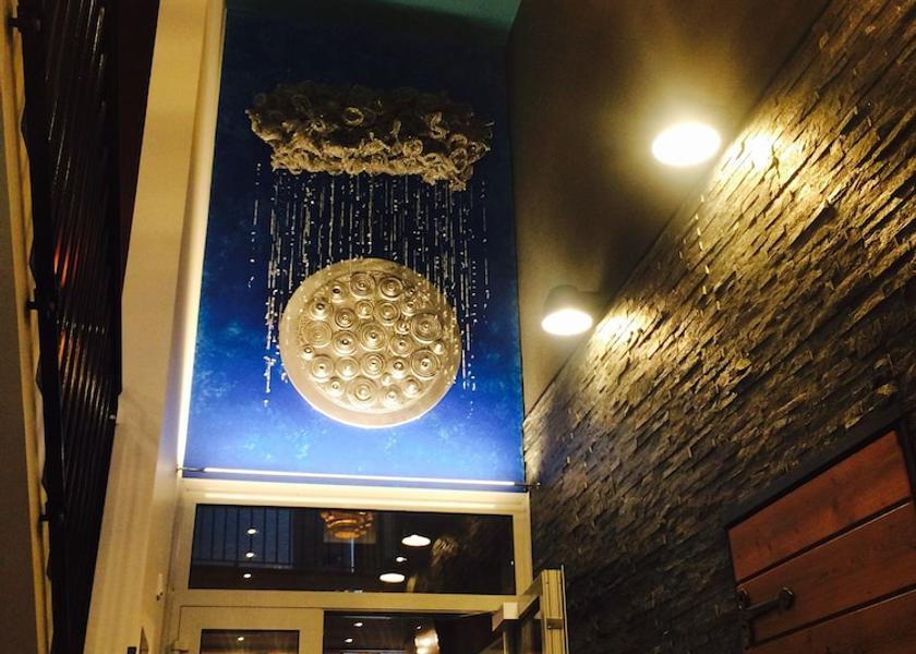 Interior entrance
