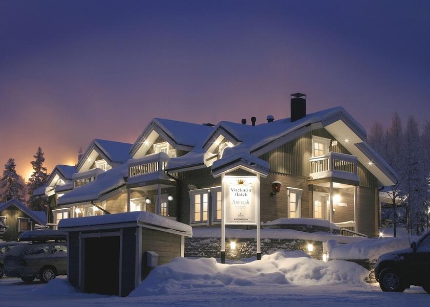 Kainuu Sotkamo Front of property - evening/night