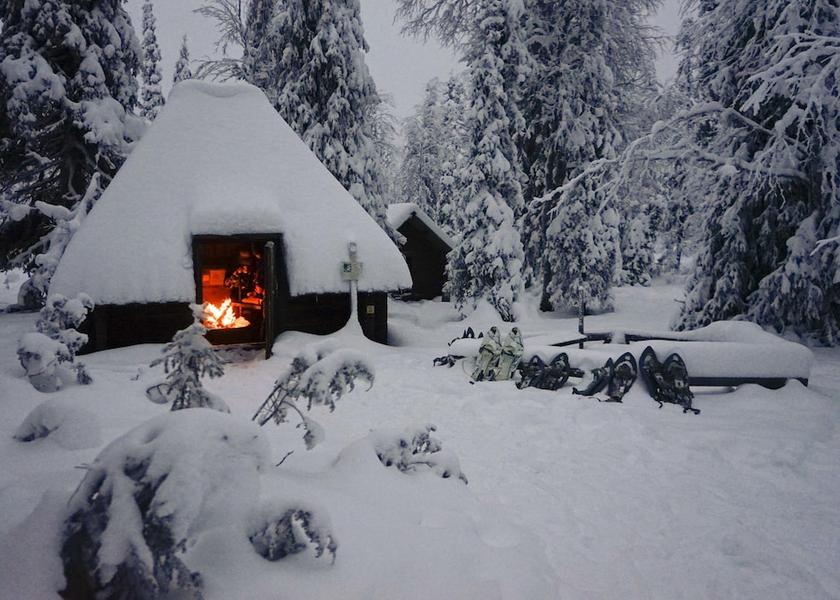 Rovaniemi Sodankyla Snowshoeing