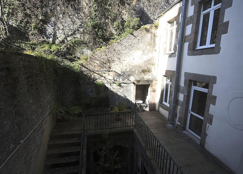 Brittany Morlaix Courtyard view