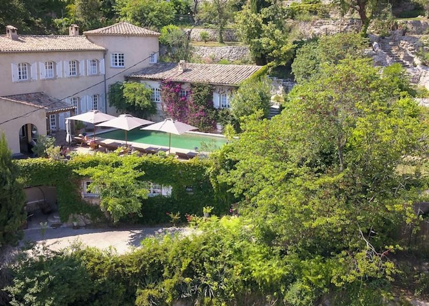 Provence - Alpes - Cote d'Azur Tourrettes-sur-Loup Aerial View