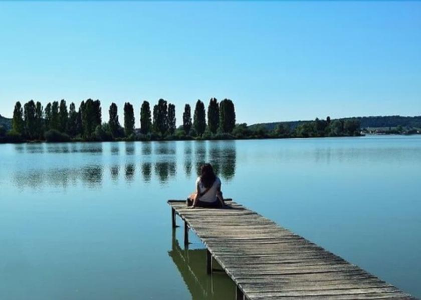 Bourgogne-Franche-Comte Vesoul Aerial View