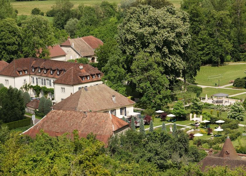 Bourgogne-Franche-Comte Port-Lesney Aerial View