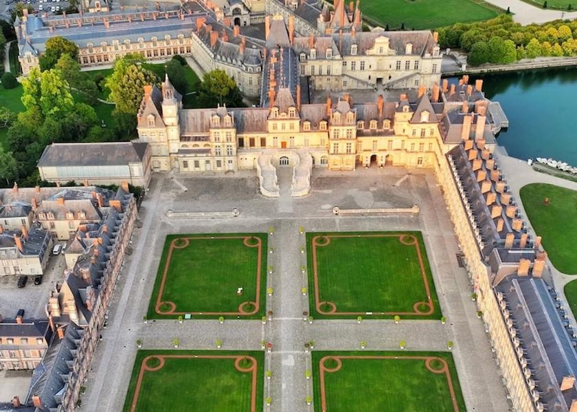 Île-de-France Fontainebleau Aerial View