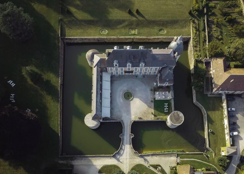 Grand Est Etoges Aerial View
