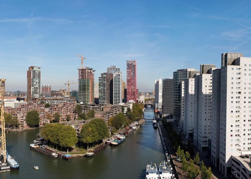 South Holland Rotterdam City view from property