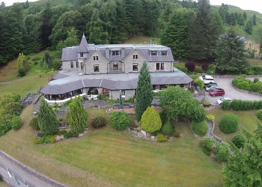 Scotland Roybridge Aerial View