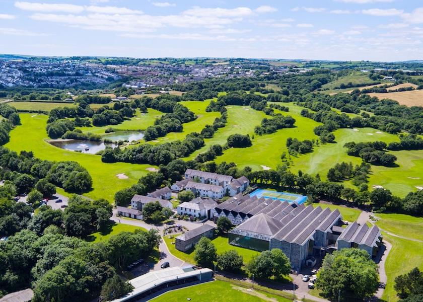 England Saltash Aerial view