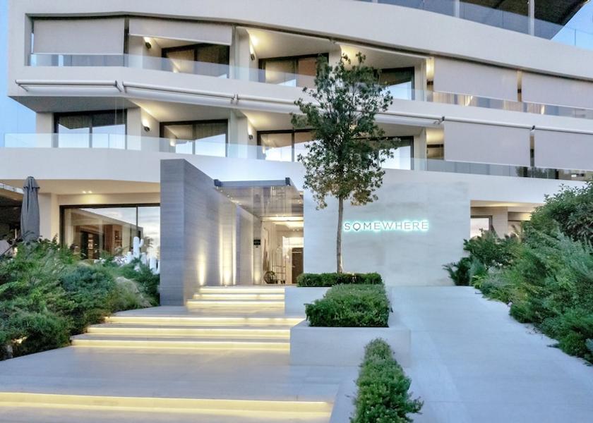Attica Vouliagmeni Front of property - evening/night