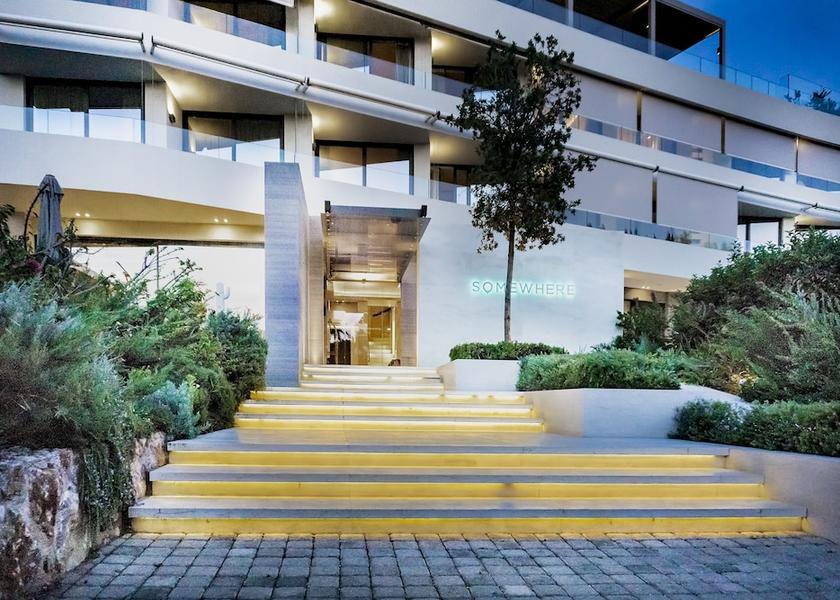 Attica Vouliagmeni Front of property - evening/night