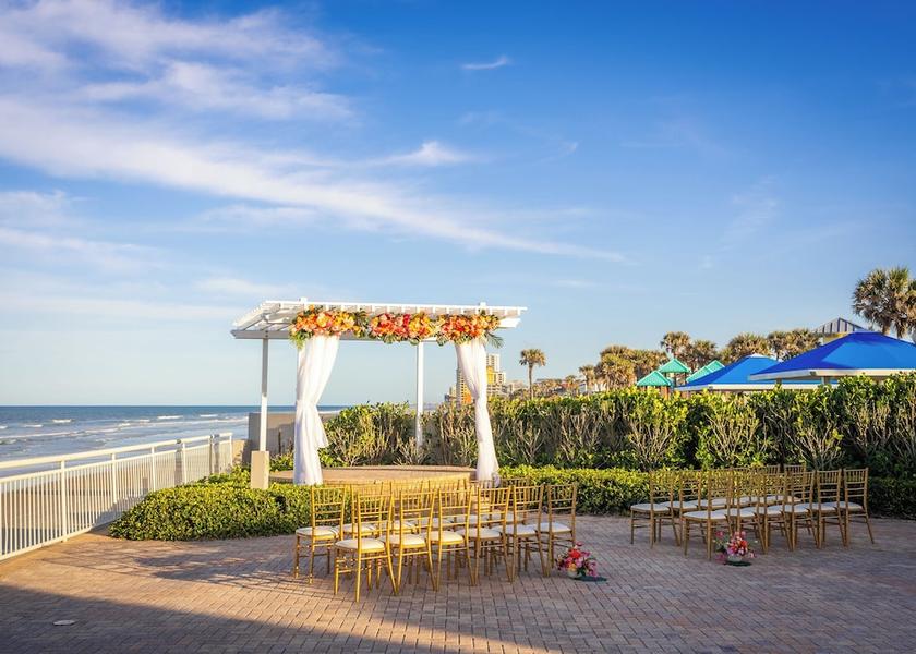 Florida Daytona Beach Shores Outdoor Wedding Area