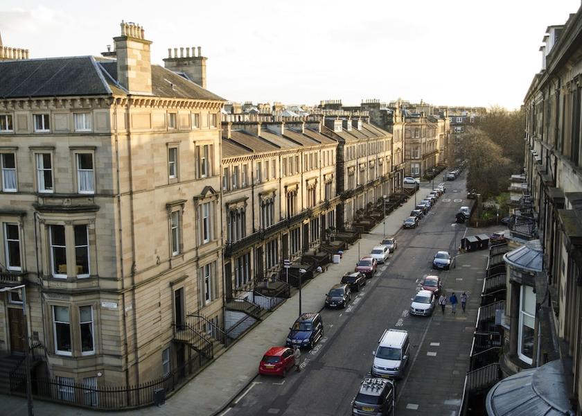 Scotland Edinburgh Aerial View