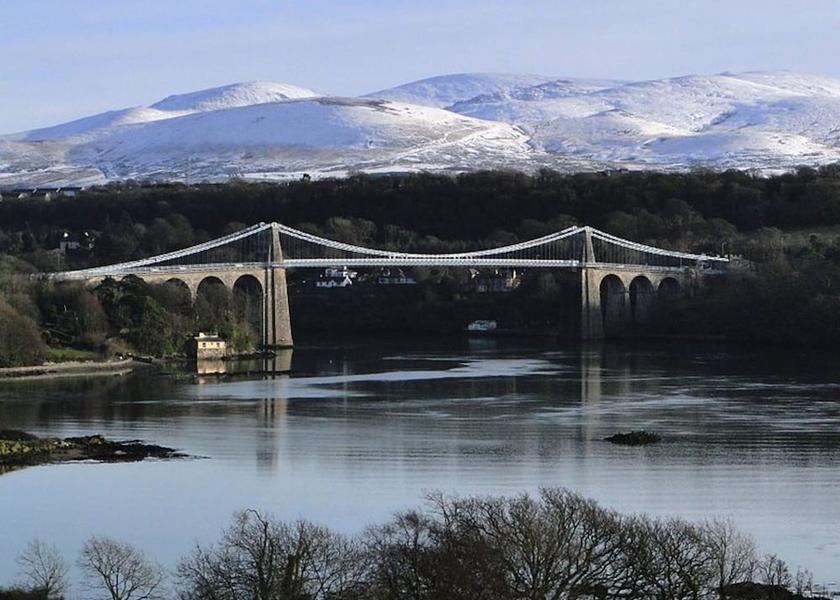 Wales Menai Bridge View from Property