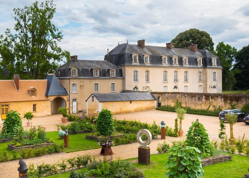 Pays de la Loire Trange Garden view