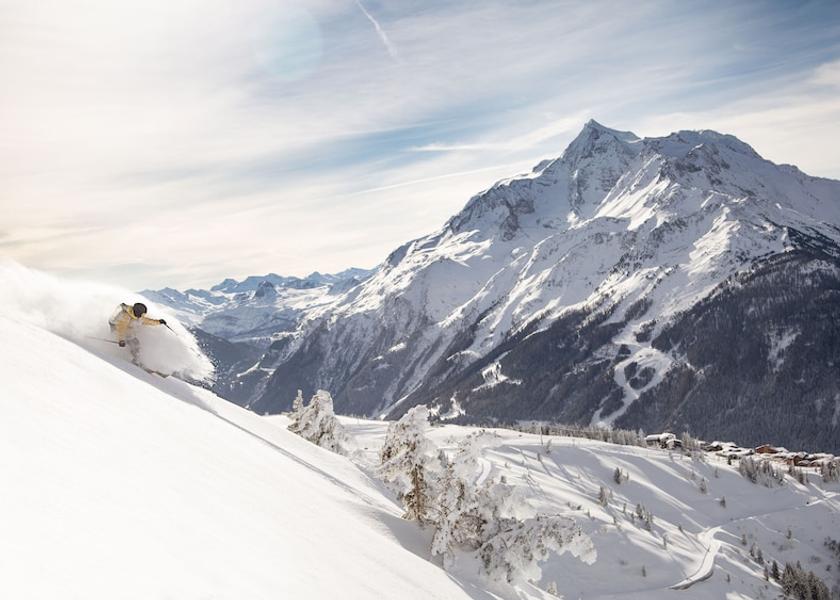 Auvergne-Rhone-Alpes Montvalezan Skiing