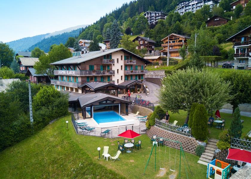 Auvergne-Rhone-Alpes Morzine Aerial View