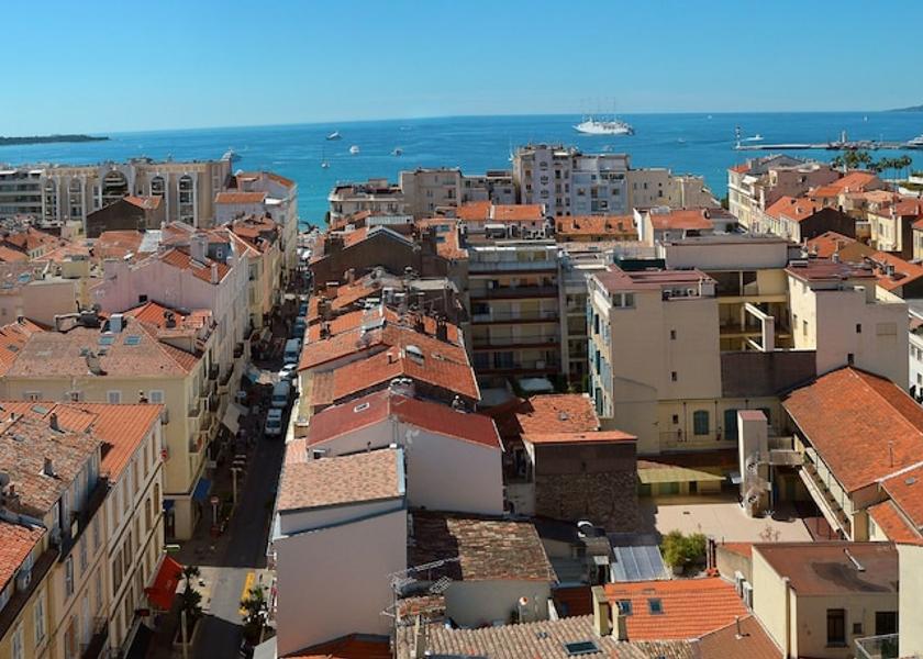 Provence - Alpes - Cote d'Azur Cannes Aerial View
