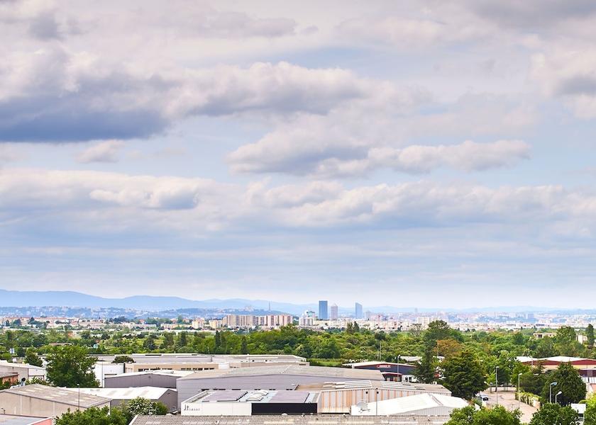 Auvergne-Rhone-Alpes Chassieu City view from property
