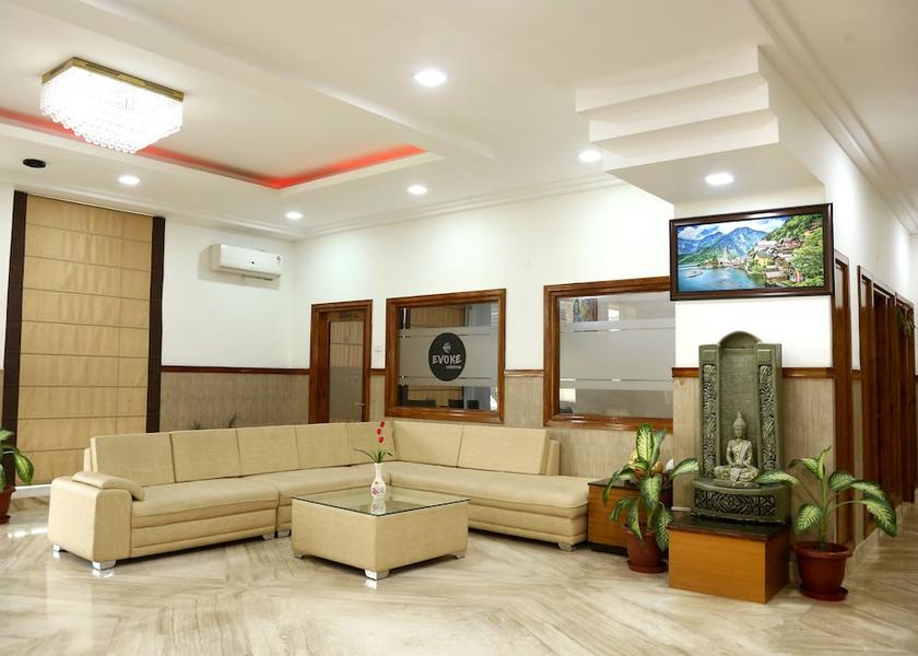 Jammu and Kashmir Katra Lobby sitting area