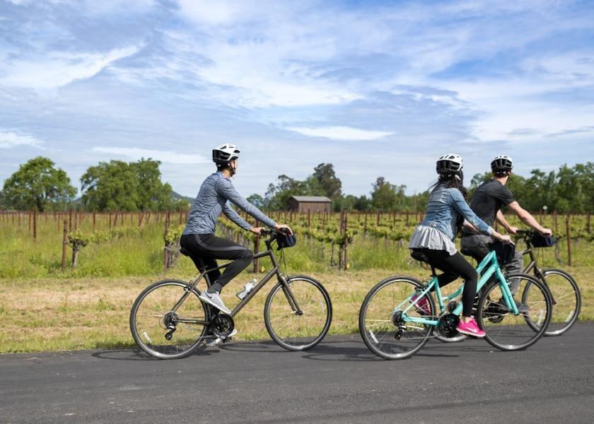 California Napa Bicycling
