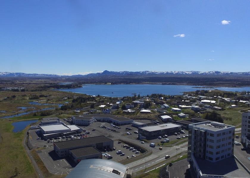 Southern Peninsula Kopavogur Aerial View