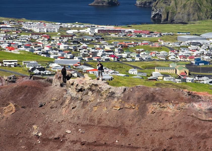 Vestmannaeyjar Aerial View