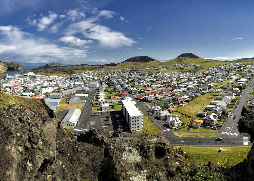  Vestmannaeyjar Aerial View