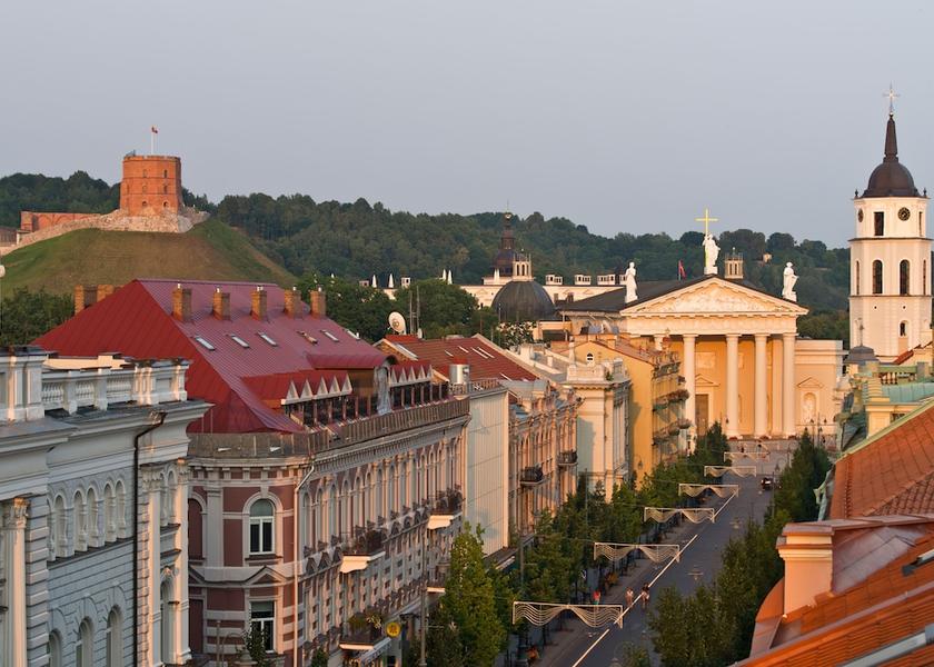 Vilnius County Vilnius City view from property