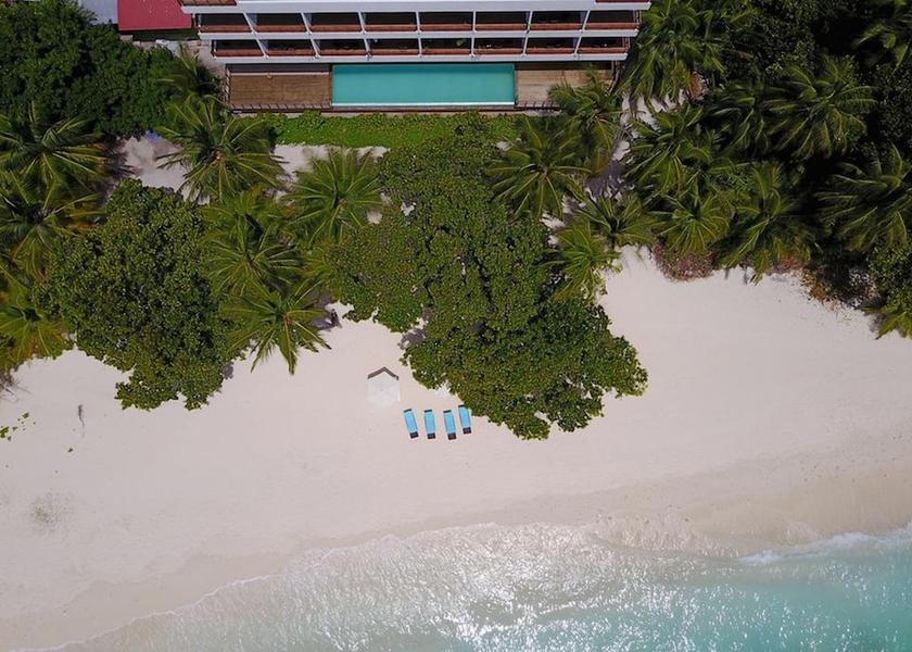 Baa Atoll Dharavandhoo Aerial view