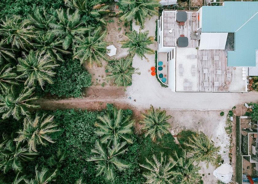 South Ari Atoll Dhigurah Aerial View
