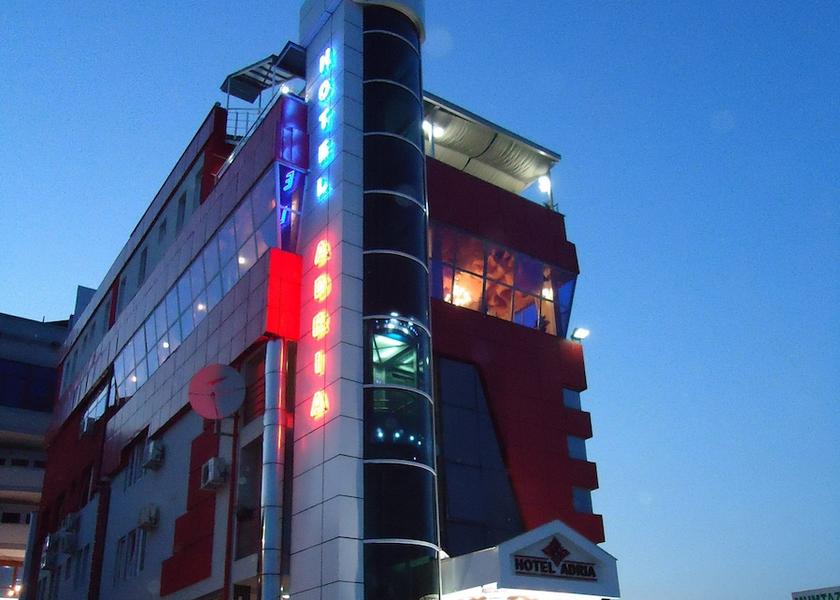 Kosovo Pristina Front of property - evening/night