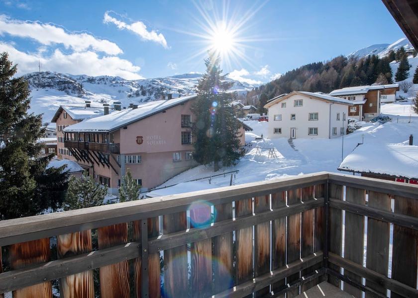 Graubuenden Bivio Balcony View