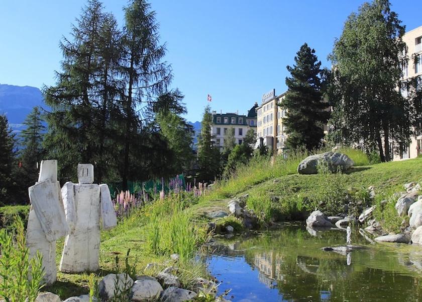 Graubuenden Pontresina Exterior Detail
