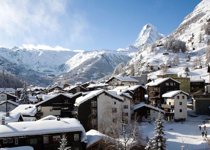 Valais Zermatt Mountain view