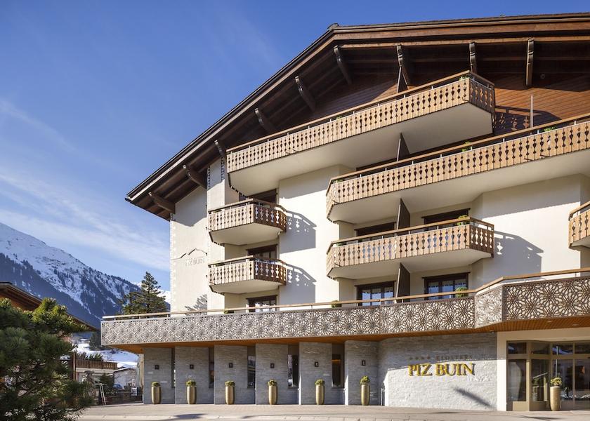 Graubuenden Klosters-Serneus Facade