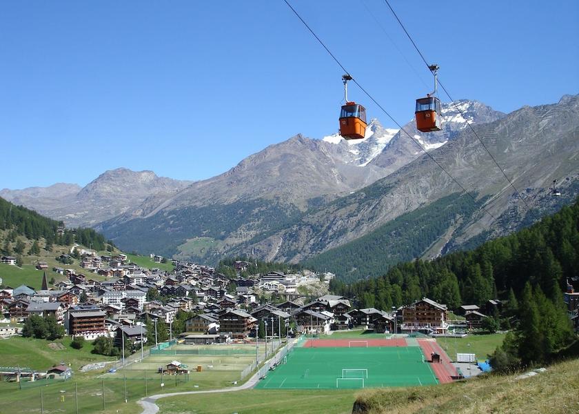 Valais Saas-Fee Mountain view