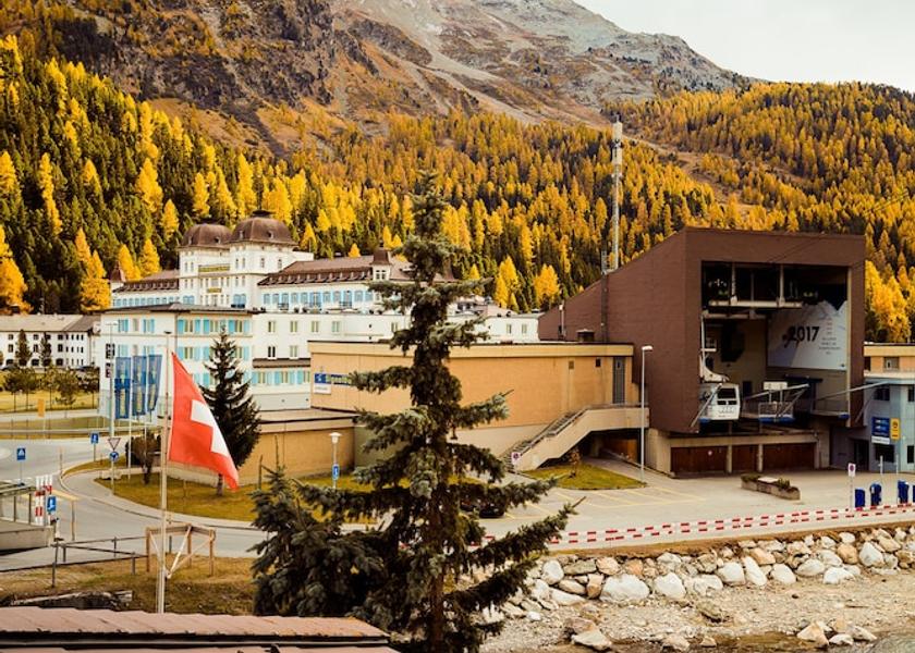 Graubuenden St. Moritz View from Property