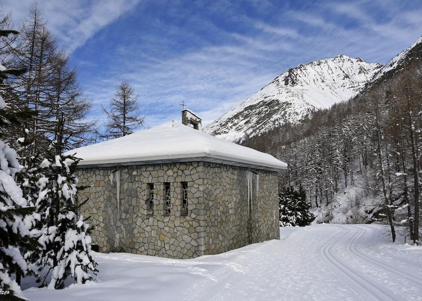 Valais Saas Almagell City view from property