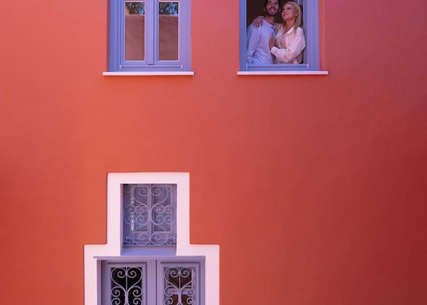 South Aegean Santorini Courtyard view