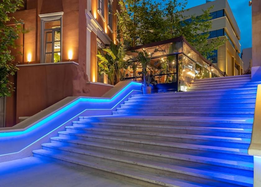 Crete Heraklion Front of property - evening/night